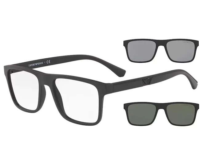Emporio Armani Brille EA4115 58011W 52 18 schwarz