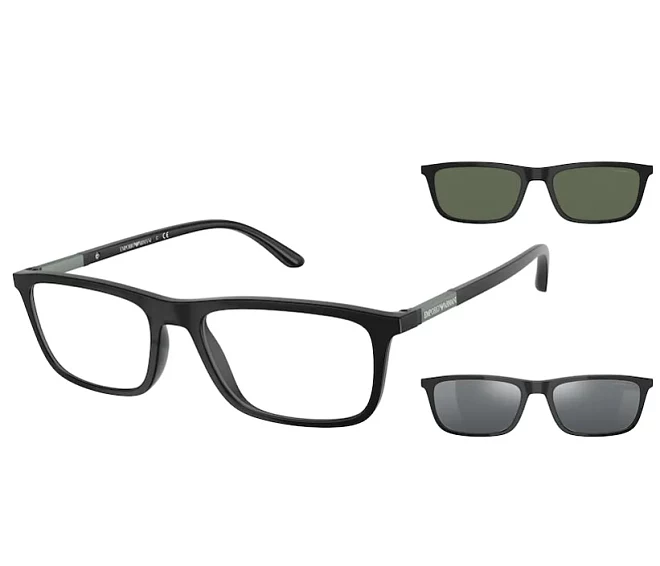 Emporio Armani Brille EA-4160 50421W 55 18 schwarz