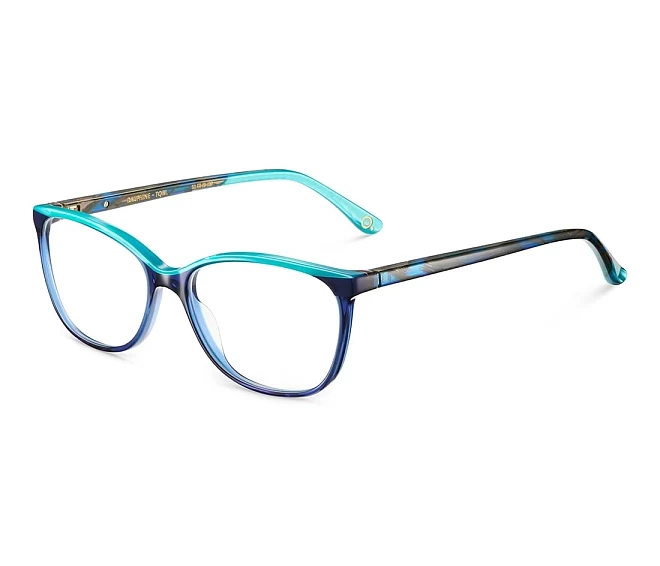 Etnia Barcelona Brille DAUPHINE TQBL 53 15 türkisblau