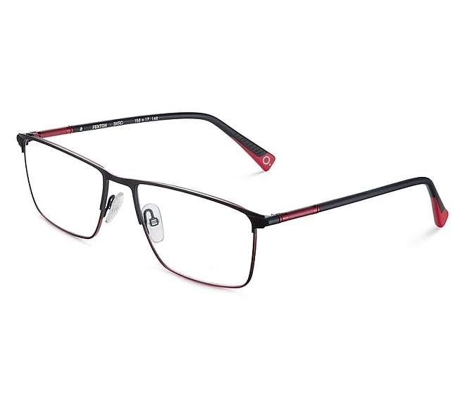 Etnia Barcelona Brille FENTON BKRD 56 17 schwarzrot