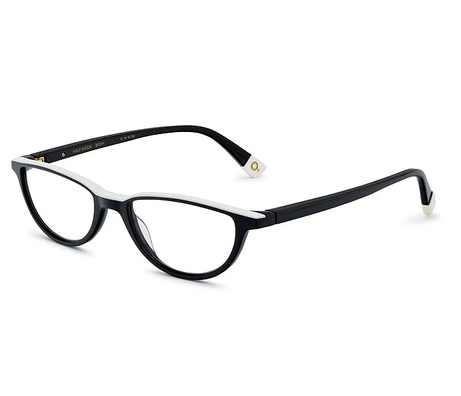 Etnia Barcelona Brille HALF MOON BKWH 51 18 schwarzweiß