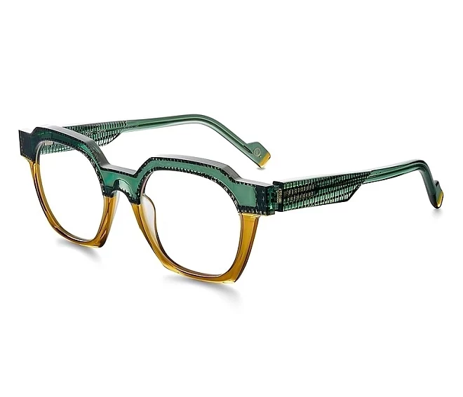 Etnia Barcelona Brille LONG GRYW 50 20 grüngelbfarben