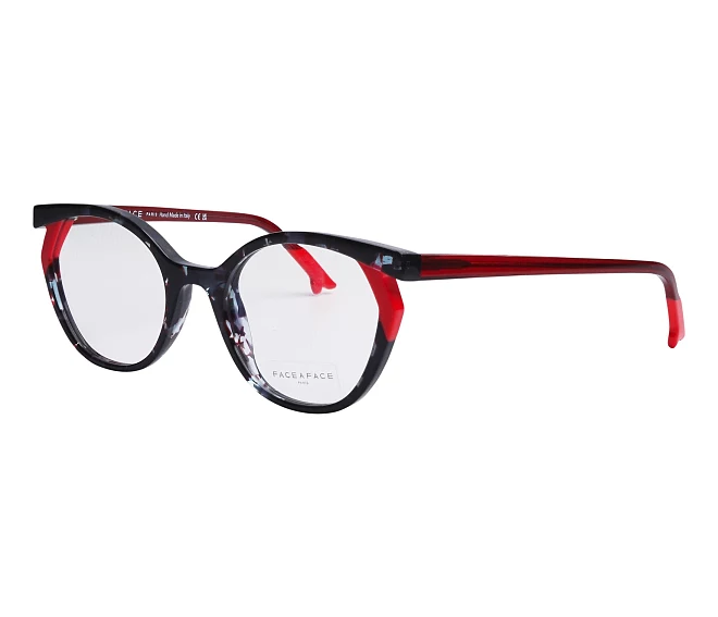 Face a Face Brille BOCCA-KUMA-1 0078 50 20 schwarzrot
