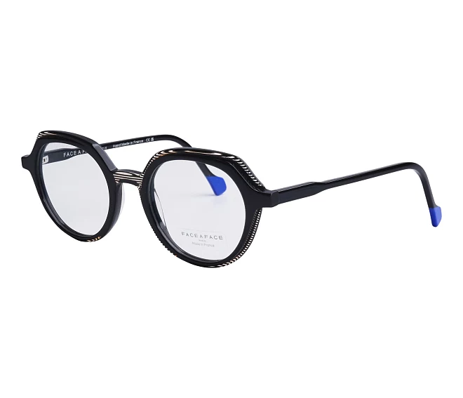 Face a Face Brille QUARTZ-1 4321 48 20 gestreiftschwarz