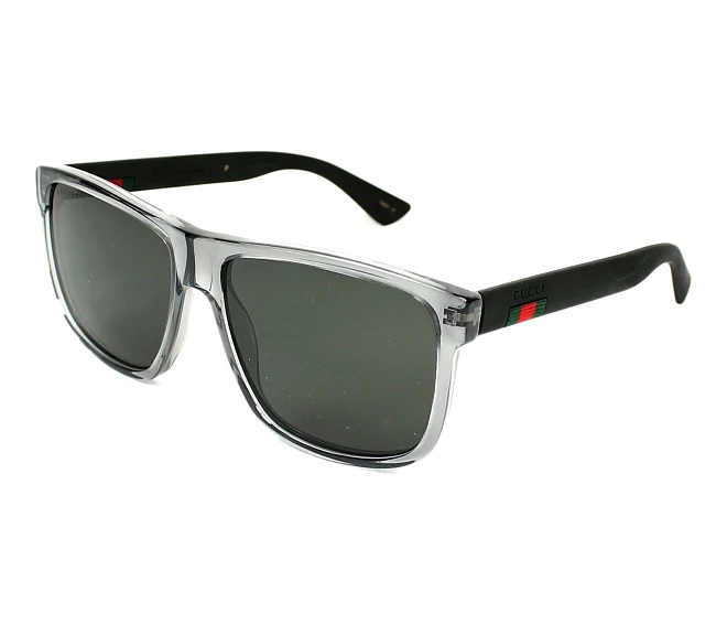Gucci Sonnenbrillen GG-0010-S 004 58 16 grauschwarz