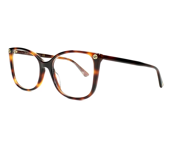 Gucci Brille GG-0026-O 002 53 17 havana
