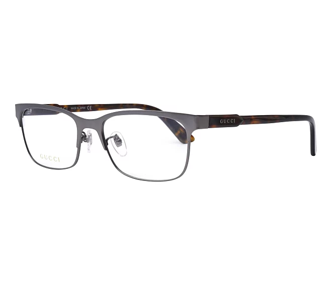 Gucci Brille GG-0494OJ 002 56 18 rutheniumhavana