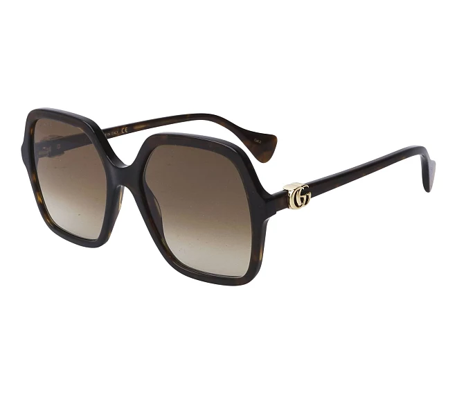 Gucci Sonnenbrillen GG1072S 002 56 19 havana