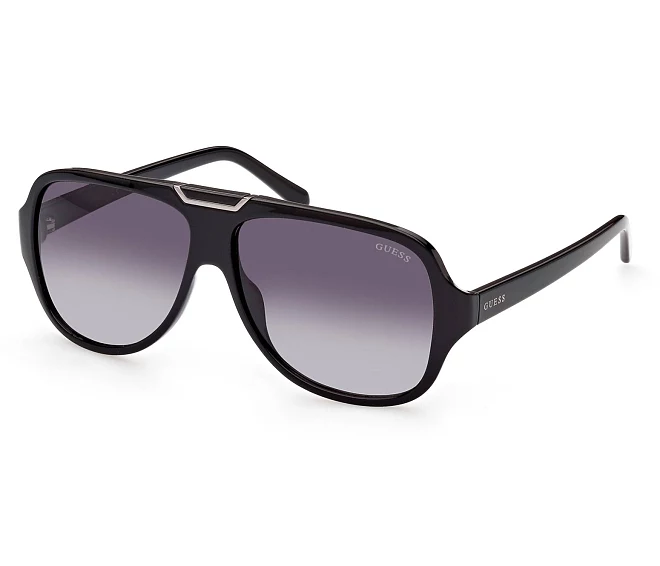 Guess Sonnenbrillen GU00055S 01B 60 12 schwarzmetallfarben