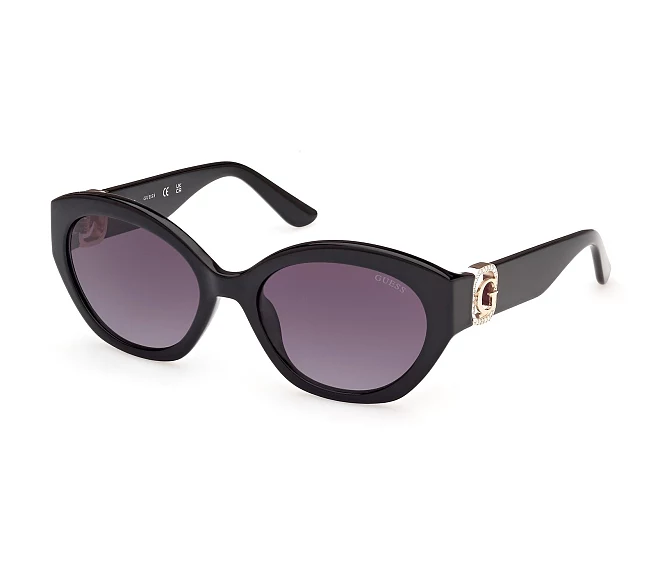 Guess Sonnenbrillen GU00104-S 01B 56 19 schwarzsilber
