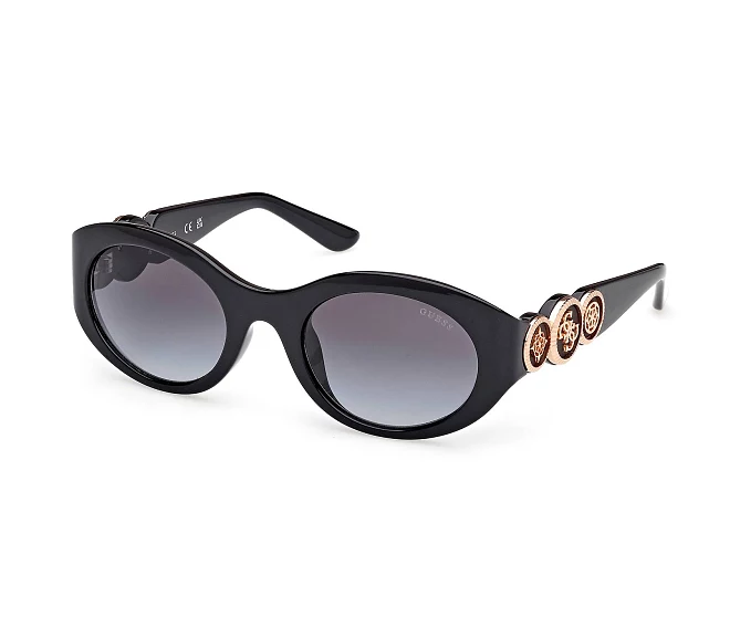 Guess Sonnenbrillen GU00198H 01B 53 23 schwarzroségold