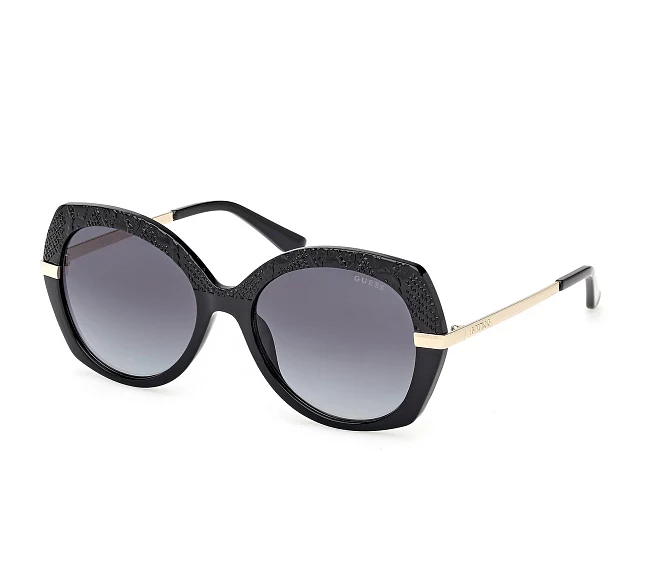 Guess Sonnenbrillen GU00215S 01B 55 18 silbergold