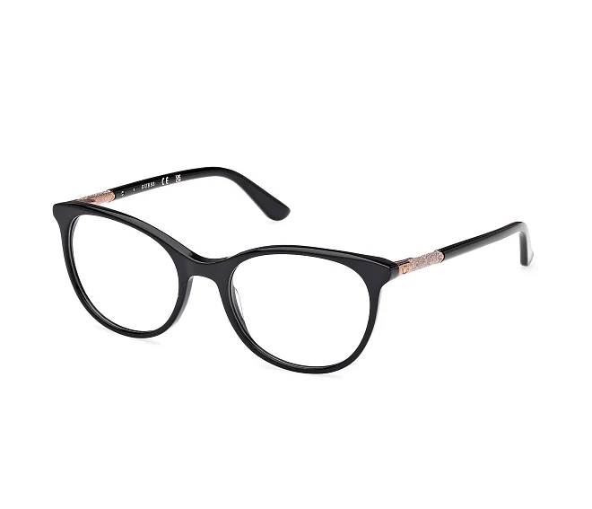 Guess Brille GU-2657 003 52 18 schwarzroségold