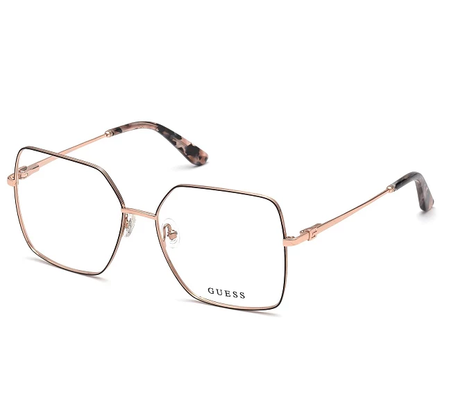 Guess Brille GU-2824 005 57 16 schwarzroségold
