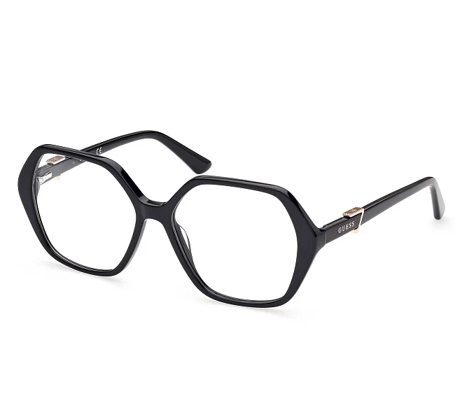 Guess Brille GU2875-V 001 55 15 schwarzroségold