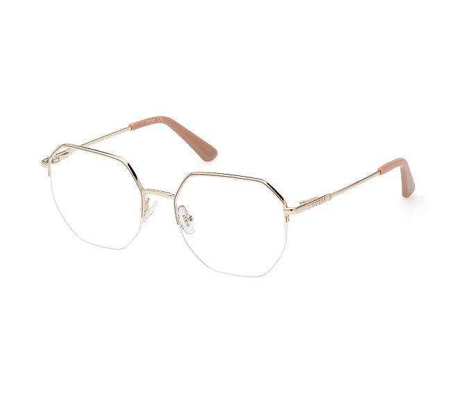 Guess Brille GU2935-V 033 52 18 goldpink