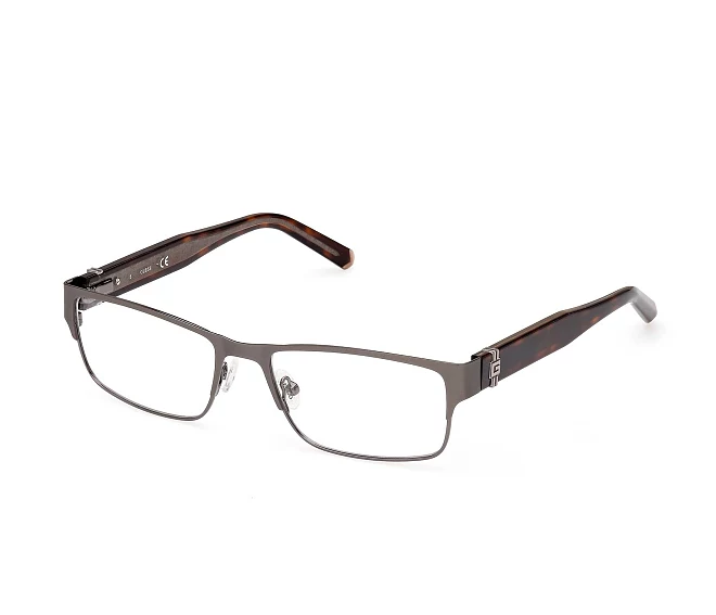 Guess Brille GU50082/V 009 54 17 gun metallhavana