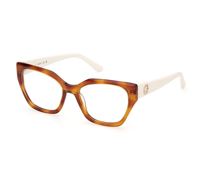 Guess Brille GU-50112 053 53 17 havana-honigelfenbeinfarben