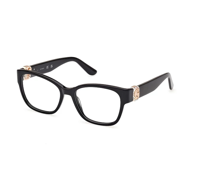 Guess Brille GU-50120 005 52 16 schwarzgold