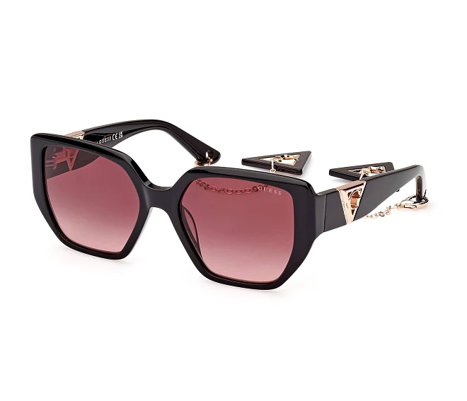 Guess Sonnenbrillen GU7892-S 01T 55 18 schwarzroségold