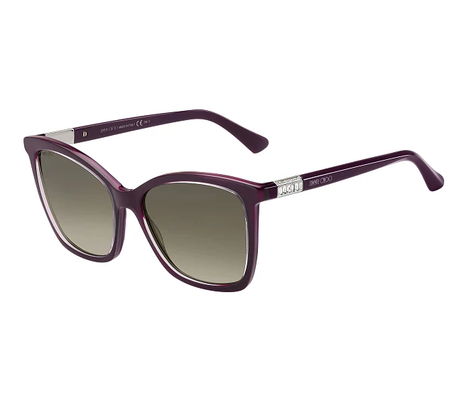 Jimmy Choo Sonnenbrillen ALI-S LHFHA 56 17 pflaumenfarbensilber