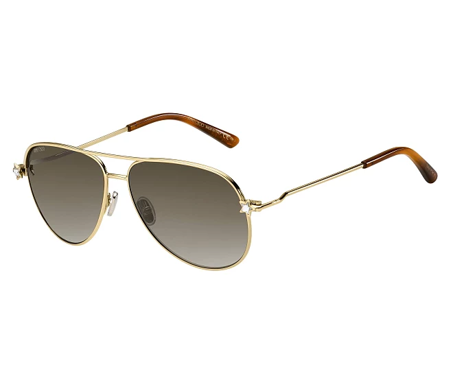 Jimmy Choo Sonnenbrillen SANSA-S J5GHA 58 13 goldkristall