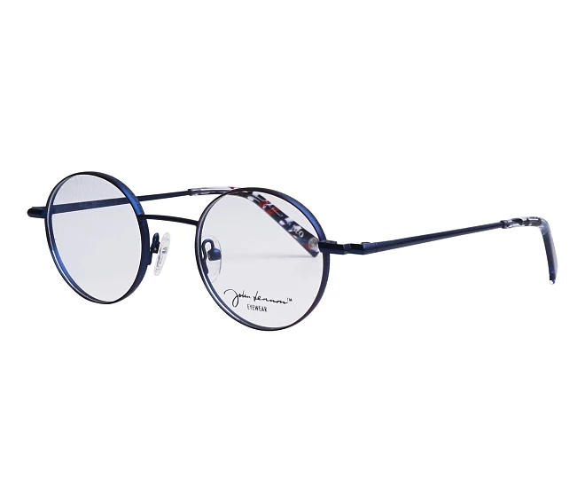 John Lennon Brille JO215 Br 45 21 blaurot