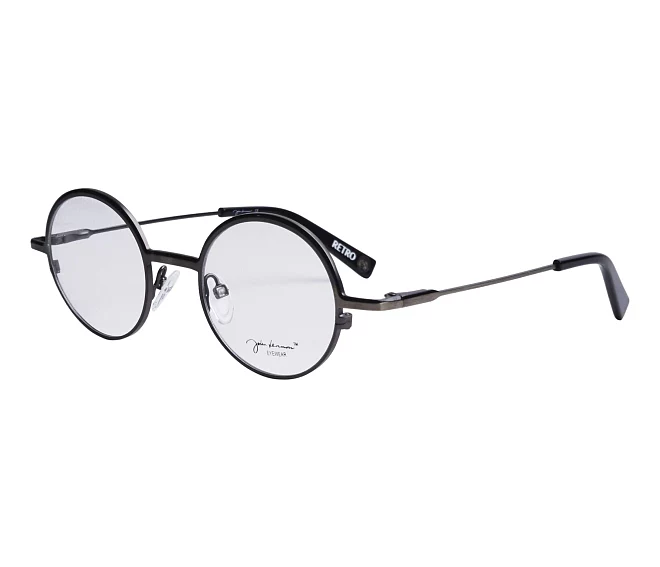John Lennon Brille JO255 IN 45 21 gun metallschwarz