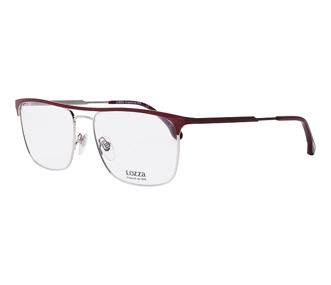 Lozza Brille VL2377 0522 56 16 bordeauxsilber