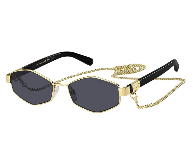 Marc Jacobs Sonnenbrillen MARC-496-S J5GIR 55 17 goldschwarz