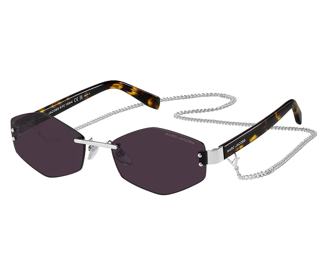 Marc Jacobs Sonnenbrillen MARC-496-S-AIR GME/UR 57 18 palladium-silberlila