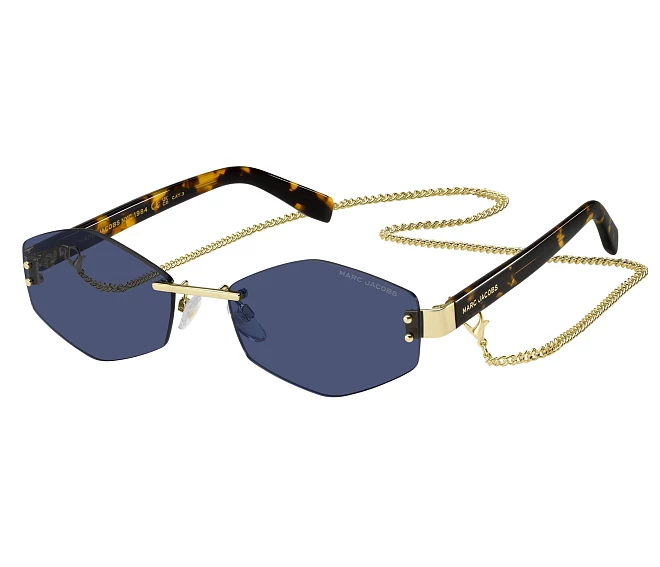 Marc Jacobs Sonnenbrillen MARC-496-S-AIR LKS/KU 57 18 goldblau