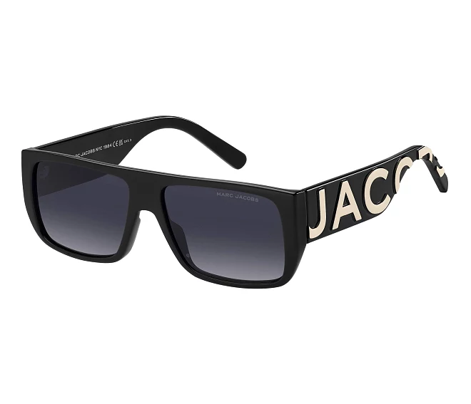 Marc Jacobs Sonnenbrillen MARC-LOGO-096-S 80S/9O 57 15 schwarzweiß