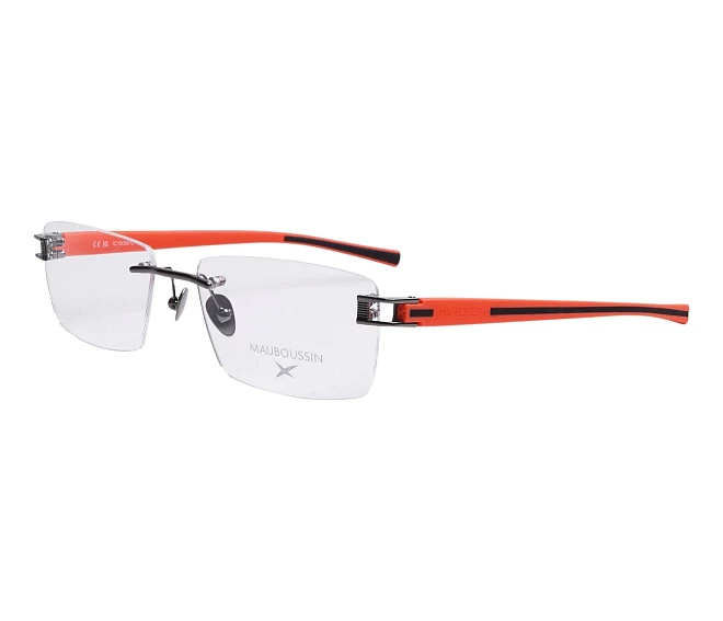 Mauboussin Brille MAG2300 01 56 18 orangestahlfarben