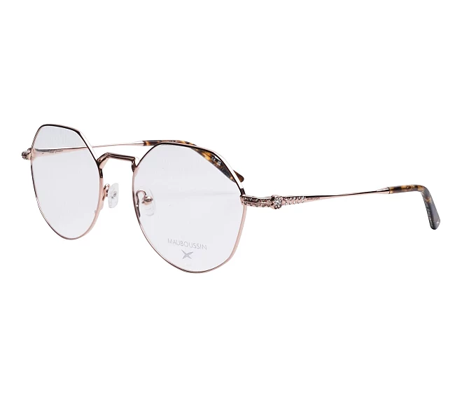 Mauboussin Brille MAU2200 03 53 19 braunroségold