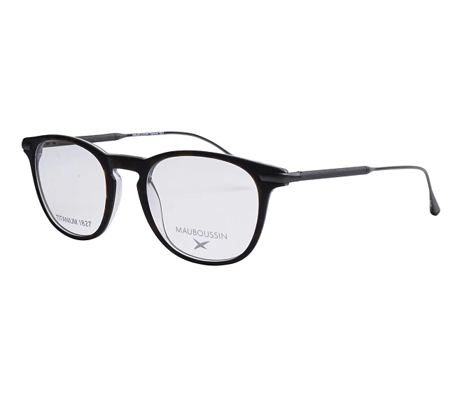Mauboussin Brille MTI1906 03 49 20 braungun metall