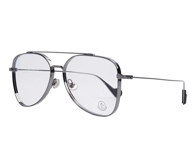 Moncler Brille ML5083-V 008 57 15 metallfarbenschwarz