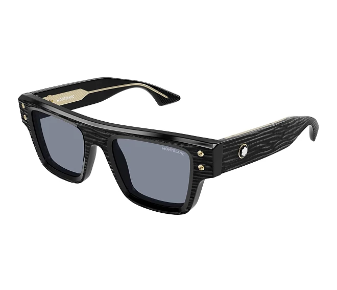 Mont Blanc Sonnenbrillen MB0253S 011 52 21 schwarz