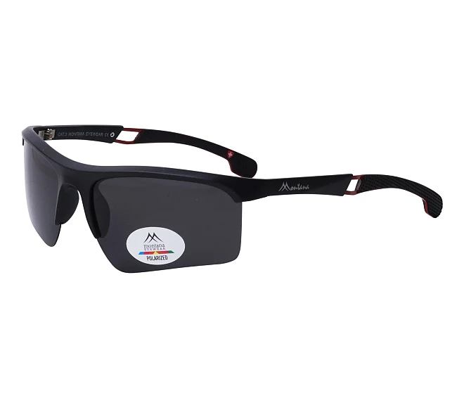 Montana Sonnenbrillen SP317 BLACK 64 20 schwarzrot