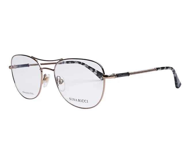 Nina Ricci Brille VNR-244 08FF 53 17 goldschwarz