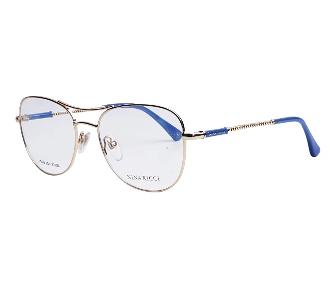 Nina Ricci Brille VNR-244 08H2 53 17 goldblau