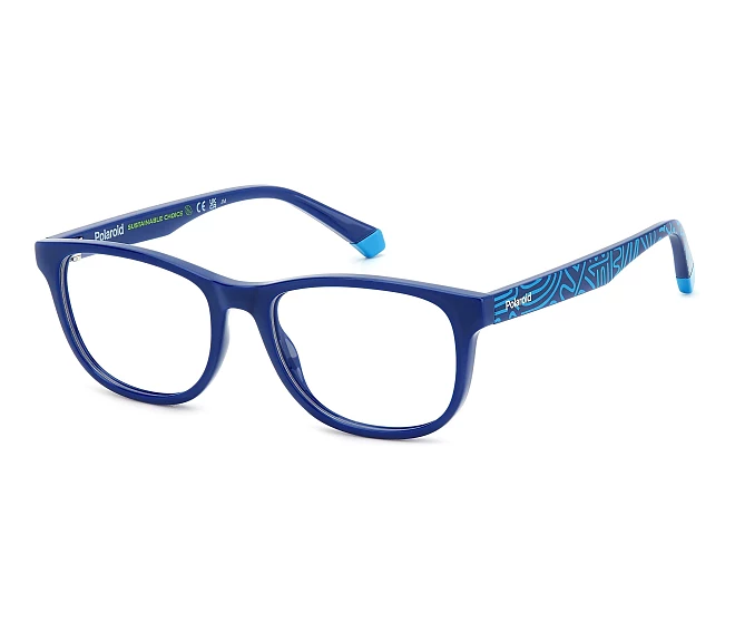 Polaroid Brille PLD-D832 ZX9 47 15 blautürkis