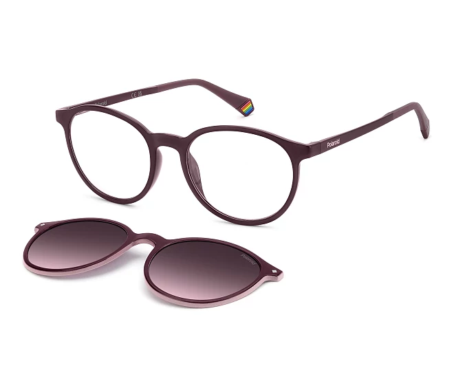 Polaroid Brille PLD-6137-CS 0T7/XW 52 18 pflaumenfarben