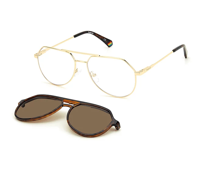 Polaroid Brille PLD-6156-CS J5GSP 56 16 gold