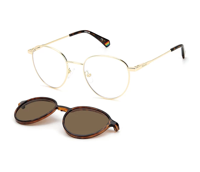 Polaroid Brille PLD-6158-CS J5GSP 51 20 gold