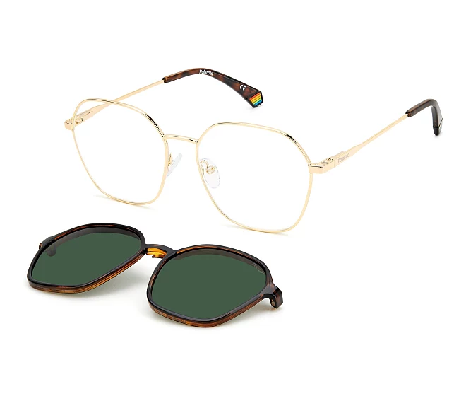 Polaroid Brille PLD-6183-CS 06J/UC 56 17 goldhavana