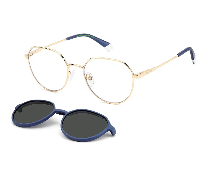 Polaroid Brille PLD-6204-CS LKS/M9 54 19 goldblau
