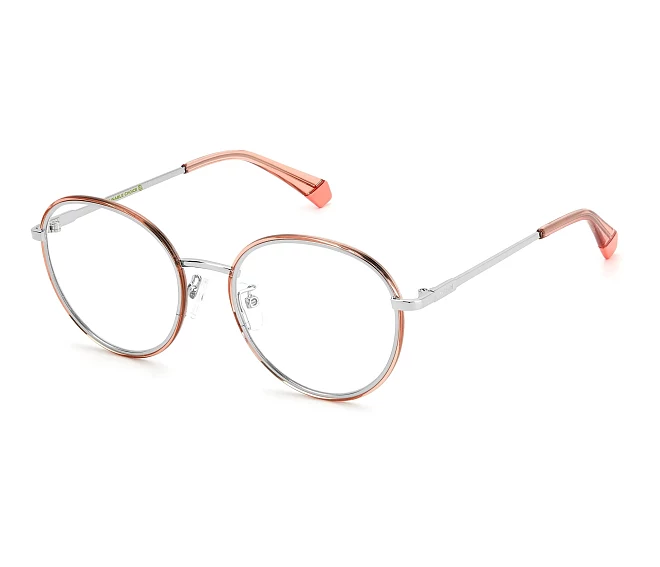 Polaroid Brille PLD-D438-G 9F6 52 19 palladium-silberorange