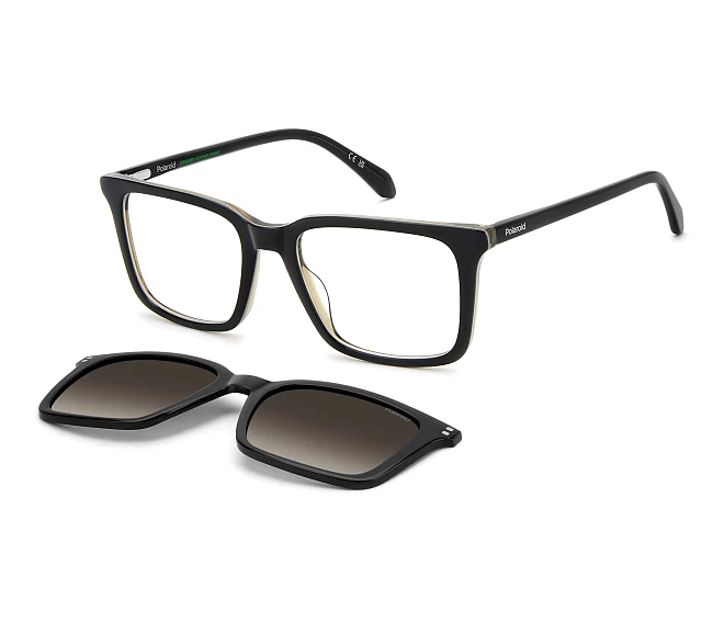 Polaroid Brille PLD-D604-C 0WM/LA 53 19 schwarzbeige