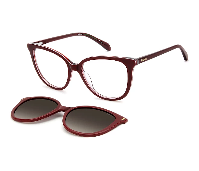 Polaroid Brille PLD-D605-C C9A/LA 54 17 rot